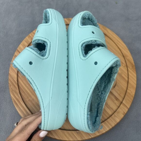 Crocs Unisex Classic Cozzzy Sandal US Men 7 / Women 9 Blue Calcite Slip On Slide - Picture 9 of 9